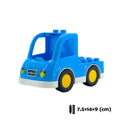 New Large Building Blocks Children Toys Cartoon Princess Carriage Car Airplane Vehicle Model Big Size Bricks Gift For Children