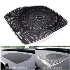 Dashboard Loudspeaker Cover Stickers Trim Accessories LHD For Mercedes Benz W205 GLC C Class C180 C200 Car Styling Audio Speaker