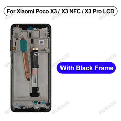 Original For Xiaomi POCO X3 Display LCD Touch Screen Digitizer For POCO X3 Pro NFC LCD Replacement Parts M2007J20CG Display