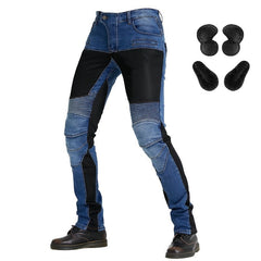 New autumn winter spring motorcycle pants classic outdoor riding motorcycle jeans Drop-resistant pants with protective gear