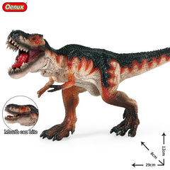 Oenux Prehistoric Jurassic Dinosaurs World Pterodactyl Saichania Animals Model Action Figures PVC High Quality Toy For Kids Gift