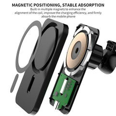 Magnetic Car Wireless Chargers 65W Qi Phone Charger Air Vent Holder for iphone 14 13 12 Mini Pro Max Car Fast Charging Station