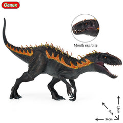 Oenux Prehistoric Jurassic Dinosaurs World Pterodactyl Saichania Animals Model Action Figures PVC High Quality Toy For Kids Gift