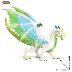 Oenux Prehistoric Jurassic Dinosaurs World Pterodactyl Saichania Animals Model Action Figures PVC High Quality Toy For Kids Gift