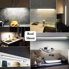 LED Night Light Kitchen Light 20/40/60CM Motion Sensor Under Cabinet Light Wardrobe Lamp for Kitchen Cabinet Bedroom Wardrobe