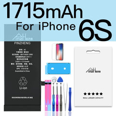 PINZHENG Original High Capacity Battery For iPhone 5S SE 5 6 6S 7 8 Plus Phone Replacement Batteries Warranty One Year Bateria