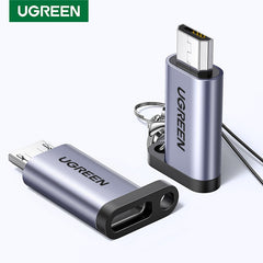 Ugreen Mobile Phone Adapter Micro USB to USB C Adapter Microusb Connector Xiaomi Redmi Oppo Vivo USB Type C Adapter Converters