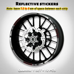 New For HONDA CRF1100L Africa Twin crf 1100 l Motorcycle Inch Inner Wheel Rim Hub Decal Decoration Waterproof Reflective Sticker