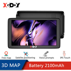 XGODY Car GPS Navigation 7 Inch Touch Screen GPS Navigator Truck Sunshade Sat Nav 256M+8G 2022 America Europe Map GPS Navigators