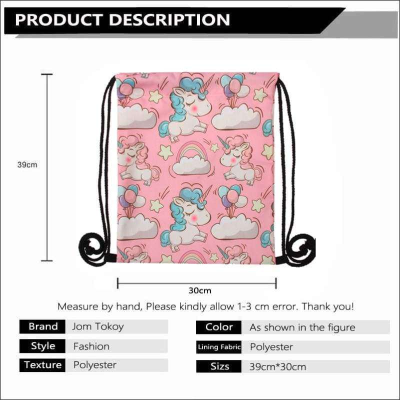 Unicorn Drawstring Bag | Heccei