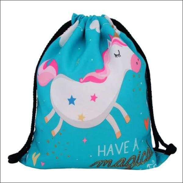 Unicorn Drawstring Bag | Heccei